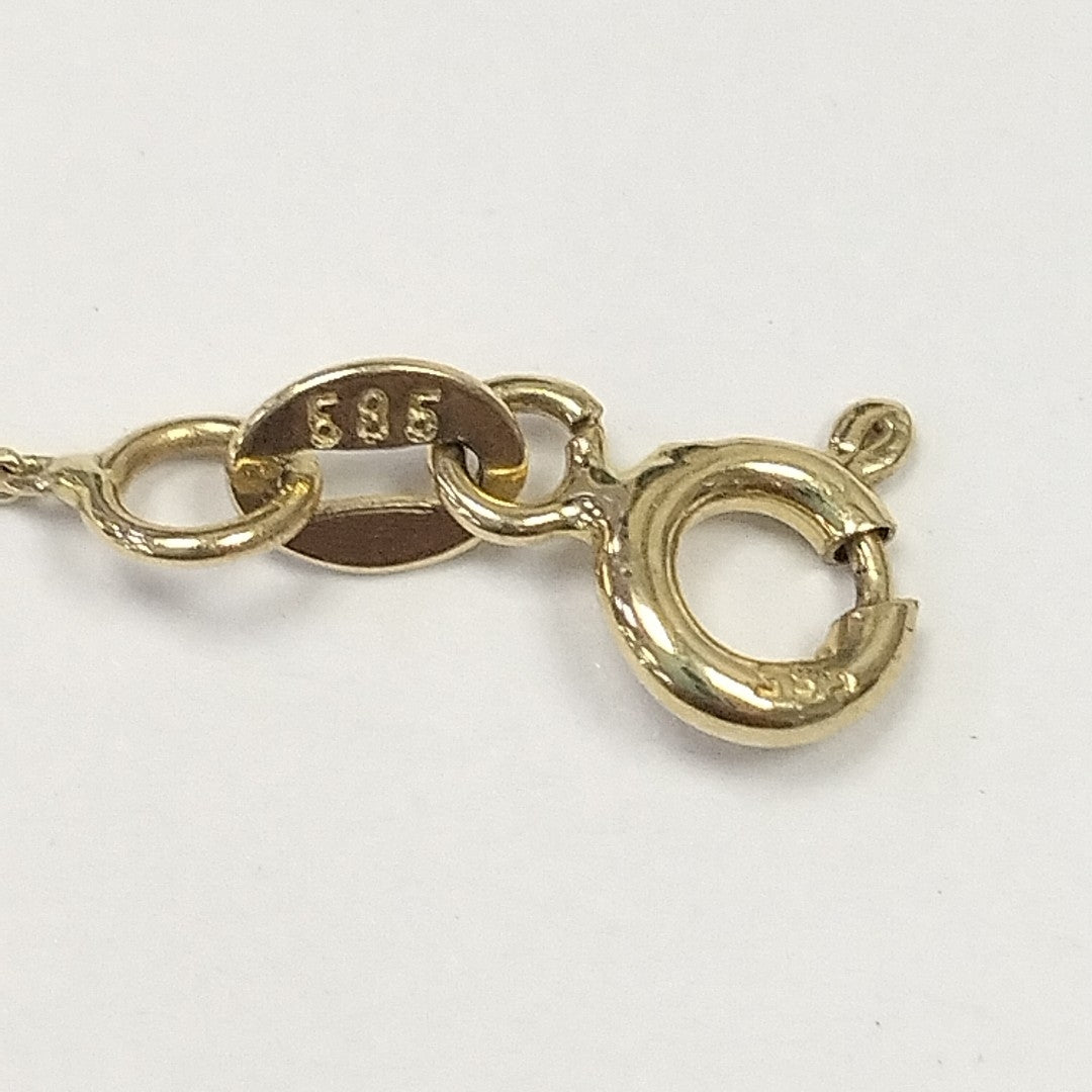 GARGANTILLA ORO 14 K 2.4 GRMS (SEMINUEVO)
