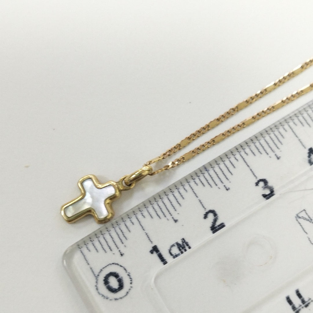 CADENA, CRUZ ORO 14 K 2.2 GRMS (SEMINUEVO)