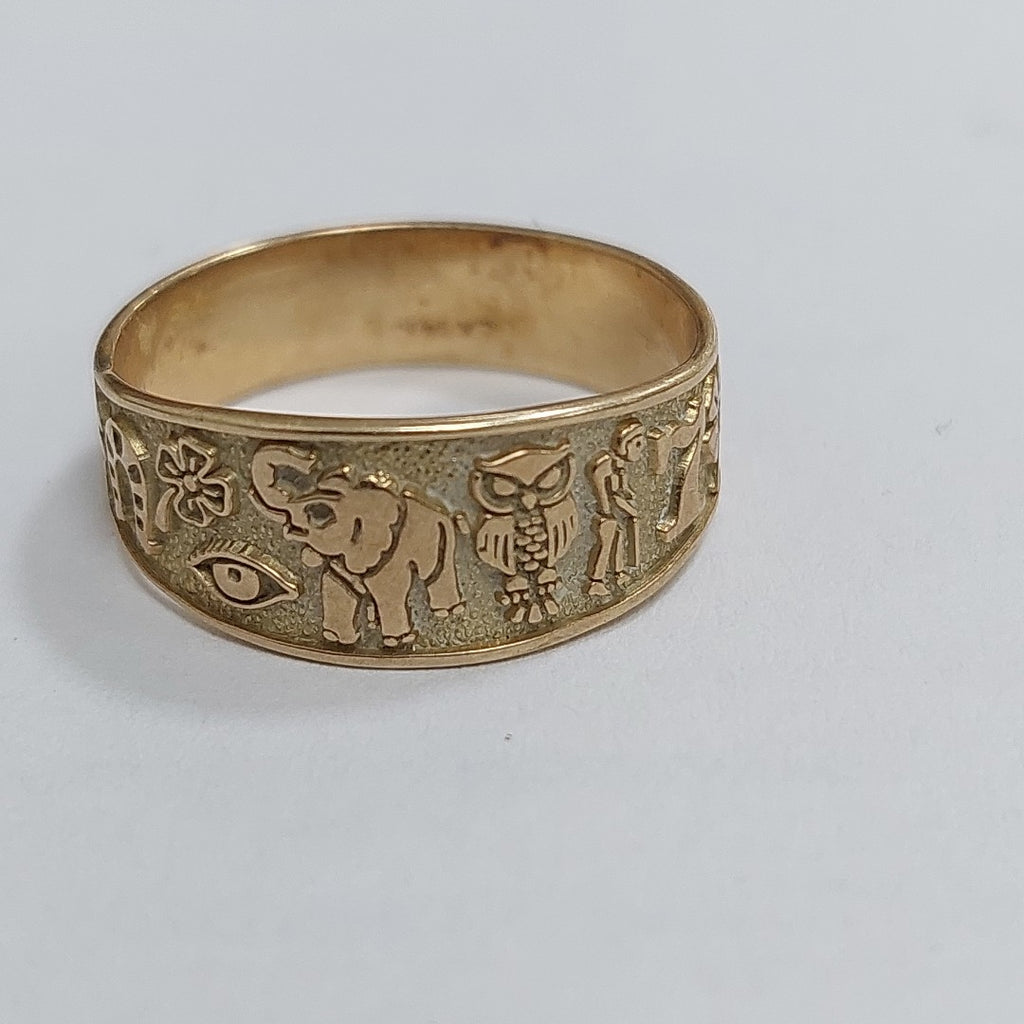 ARGOLLA DE LA SUERTE ORO 14 K 3,30 GRMS (SEMINUEVO)
