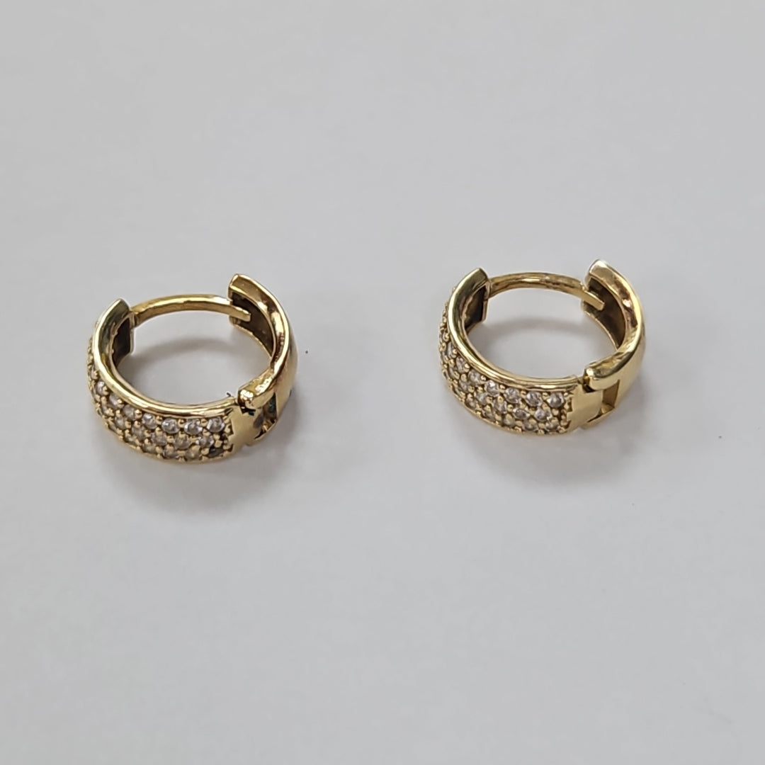 ARRACADAS PAR ORO 14 K 2.2 GRMS (SEMINUEVO)