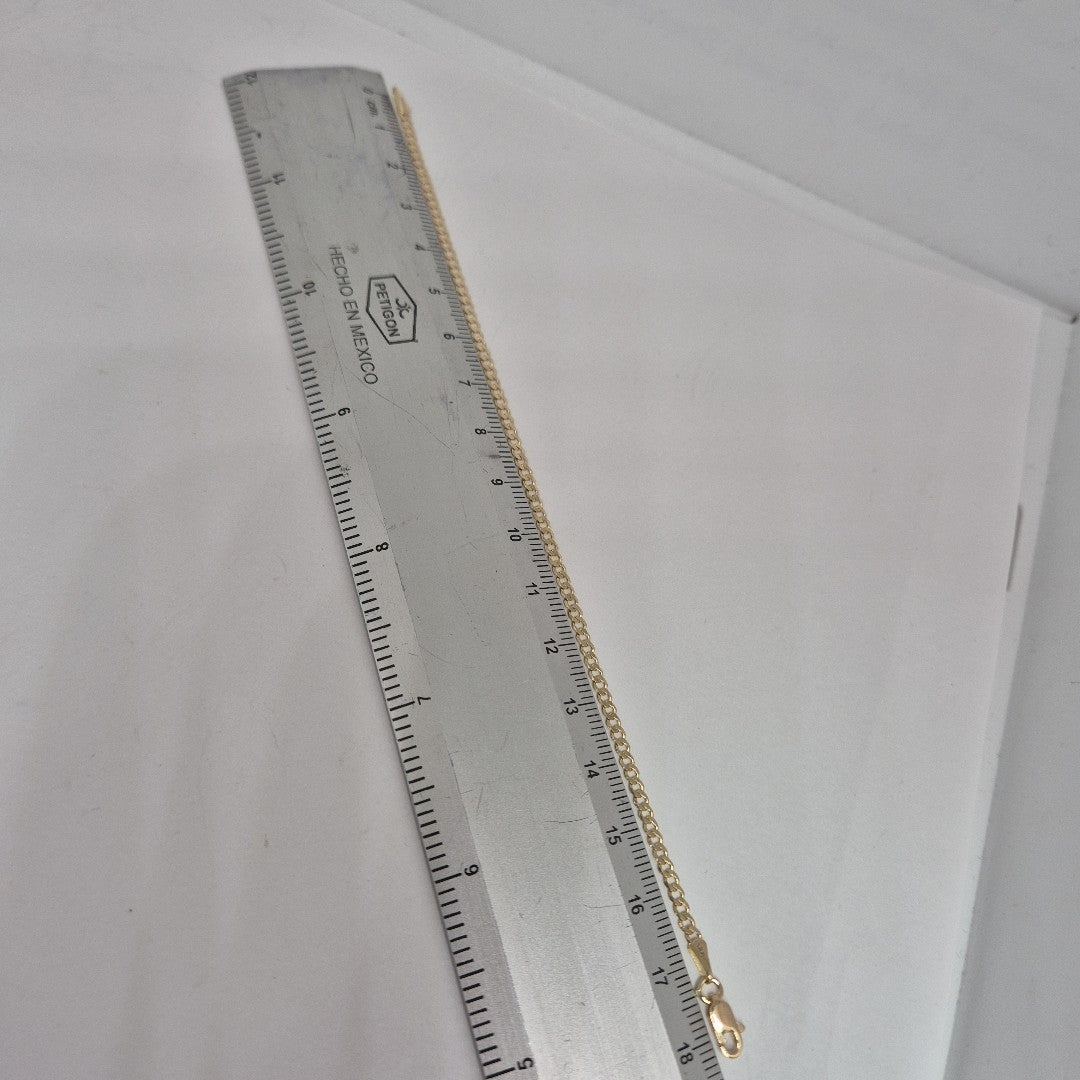 PULSERA BARBADA 14K 18 CM 2 GR (NUEVO)