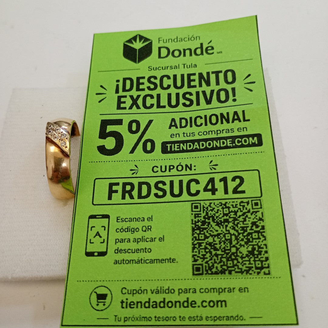 ARGOLLA ORO 8 K 3.2 GRMS (SEMINUEVO)