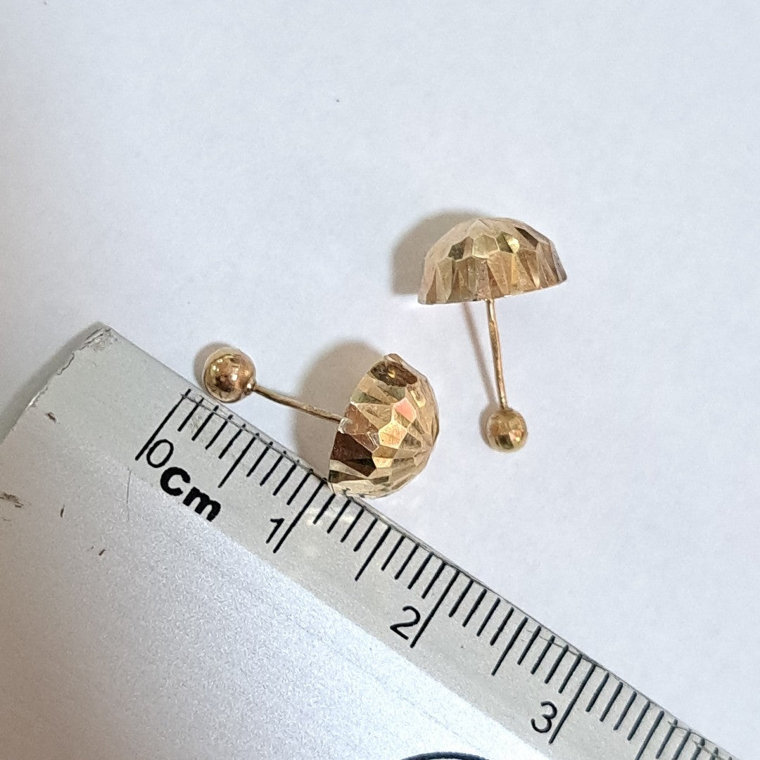 BROQUELES PAR ORO 8 K 0,80 GRMS (SEMINUEVO)