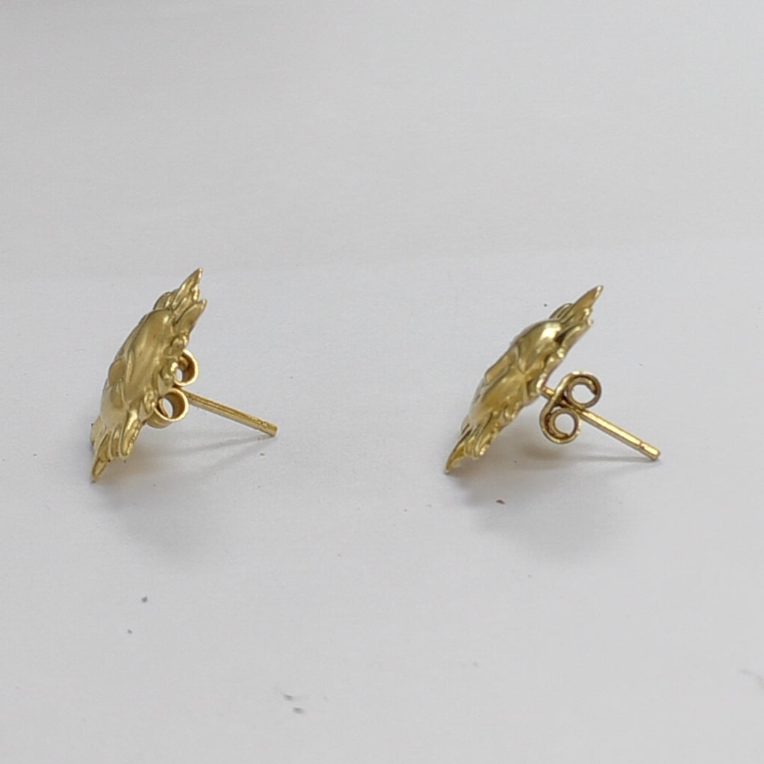 BROQUELES PAR ORO 14 K 1,80 GRMS (SEMINUEVO)