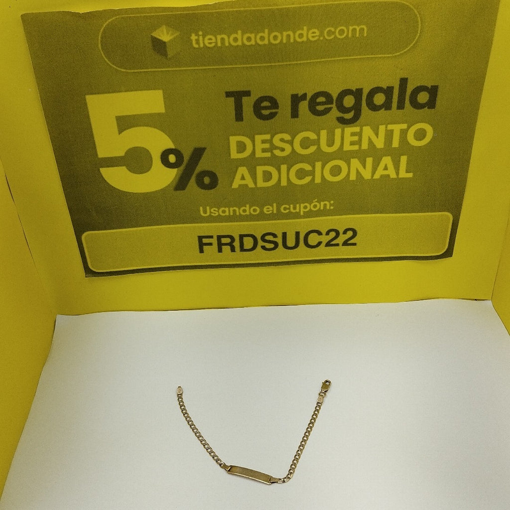 ESCLAVA ORO 14 K 3 GRMS (SEMINUEVO)