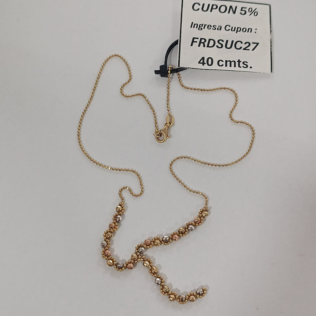GARGANTILLA ORO 14 K 5.9 GRMS (SEMINUEVO)