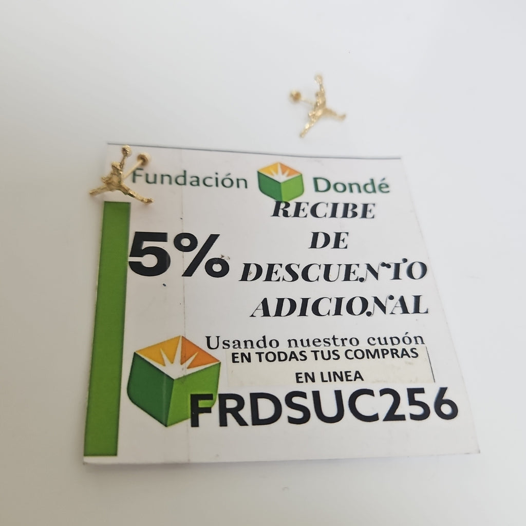 BROQUELES PAR ORO 10 K 0,20 GRMS (SEMINUEVO)