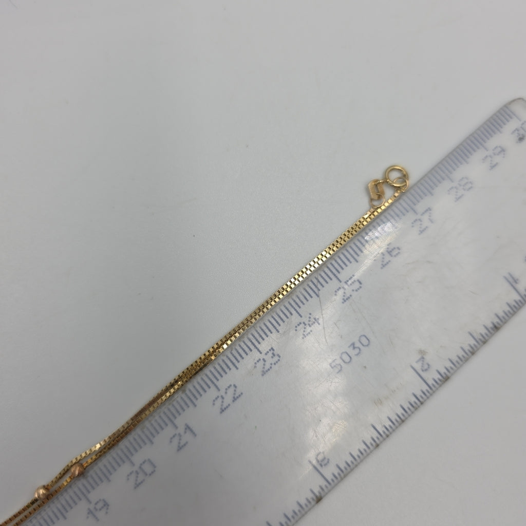 CADENA ORO, ORO COMBINADO 10 K 2.8 GRMS (SEMINUEVO)