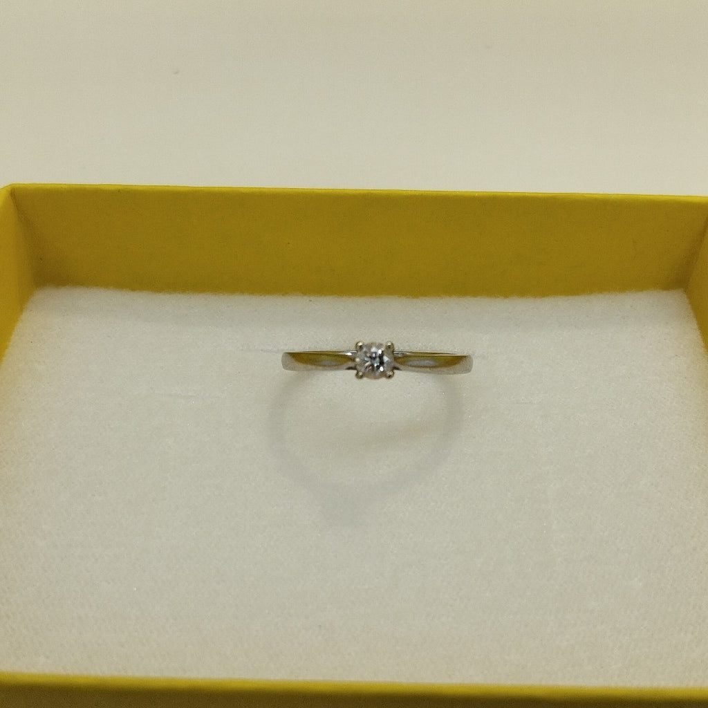 ANILLITO ORO BLANCO 14 K 2.2 GRMS (SEMINUEVO)