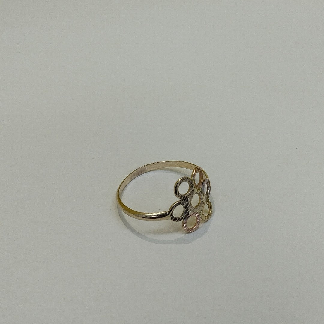 ANILLITO ORO COMBINADO 10 K 1,50 GRMS (SEMINUEVO)