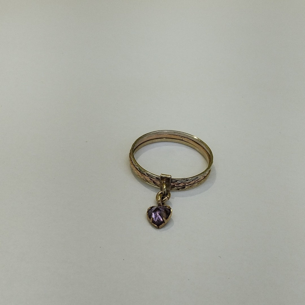 ANILLITO ORO COMBINADO 14 K 2 GRMS (SEMINUEVO)
