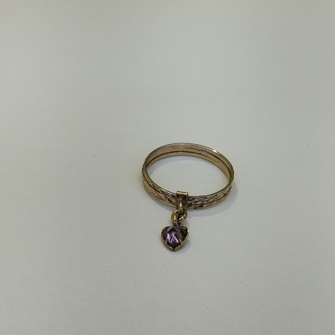 ANILLITO ORO COMBINADO 14 K 2 GRMS (SEMINUEVO)