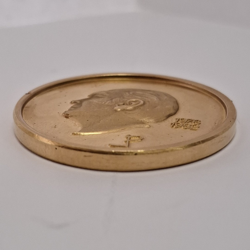 MEDALLA CONMEMORATIVA ORO 18 K 40,40 GRMS (SEMINUEVO)