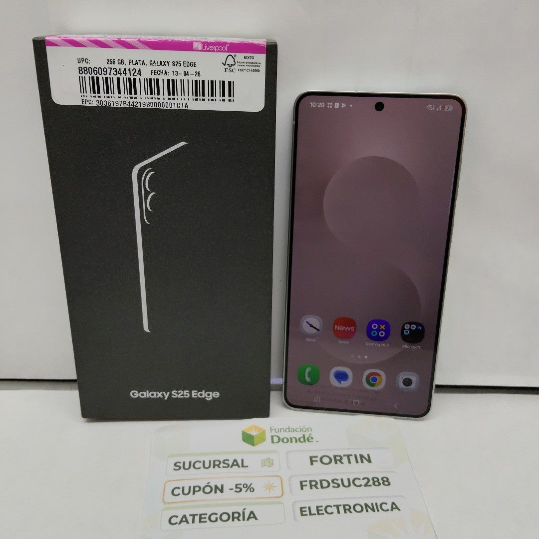 CELULAR SAMSUNG GALAXY S25 EDGE SM-S937B (2025) 256 GB 12 GB RAM (SEMINUEVO)