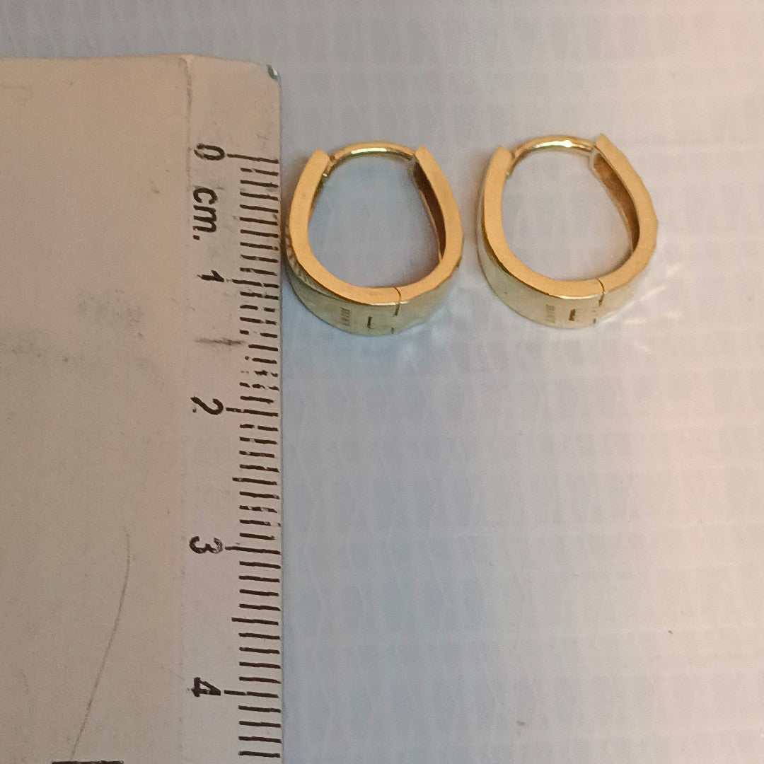 ARRACADAS PAR ORO 14 K 2.6 GRMS (SEMINUEVO)
