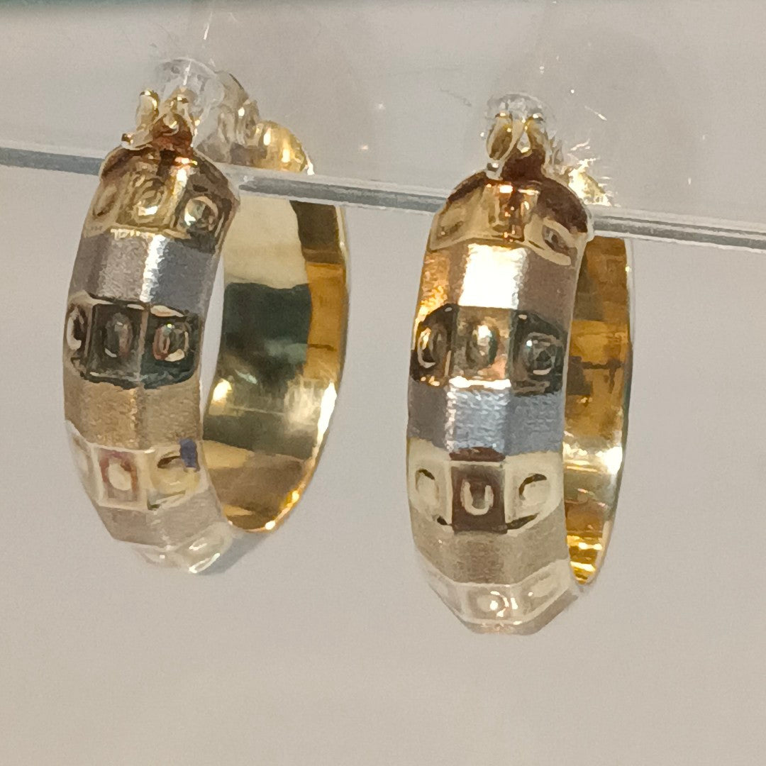 ARRACADAS PAR ORO 14 K 2.2 GRMS (SEMINUEVO)