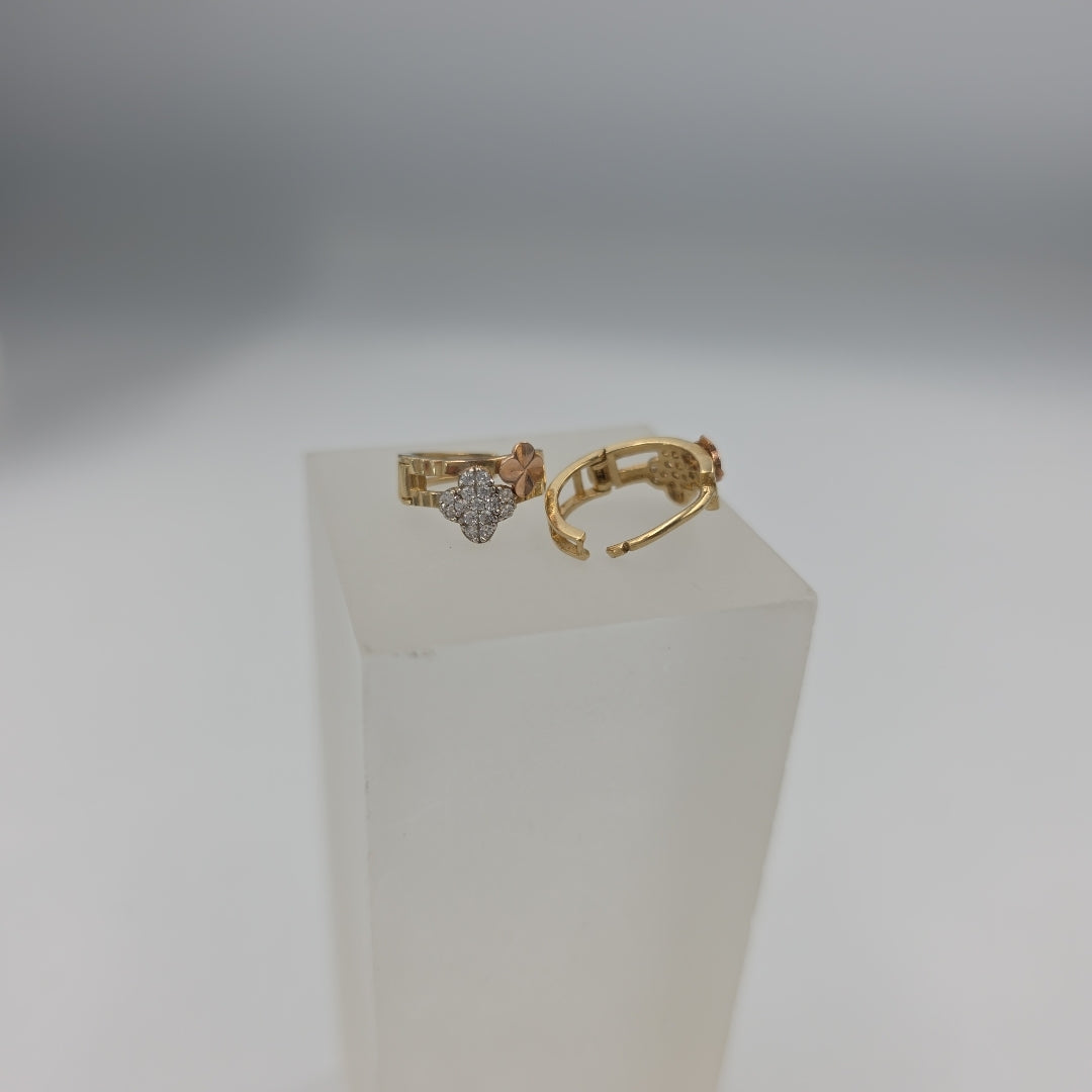 ARRACADAS PAR ORO 10 K 1,50 GRMS (SEMINUEVO)