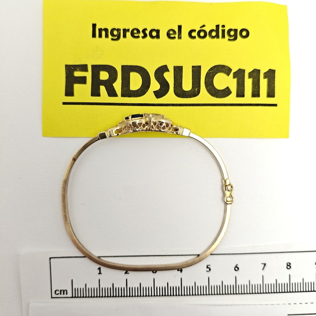 PULSERA RIGIDA ORO 14 K 7,10 GRMS (SEMINUEVO)