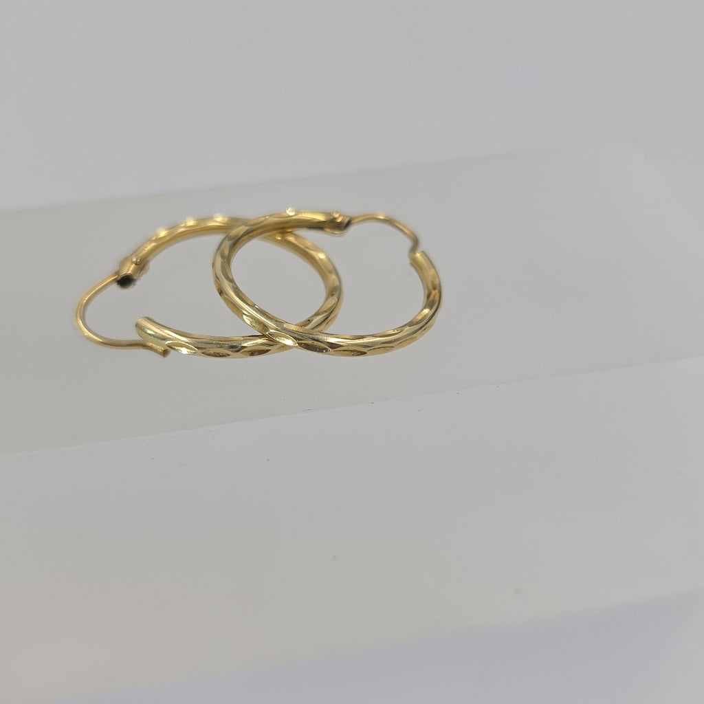 ARRACADAS PAR ORO 14 K 1,30 GRMS (SEMINUEVO)