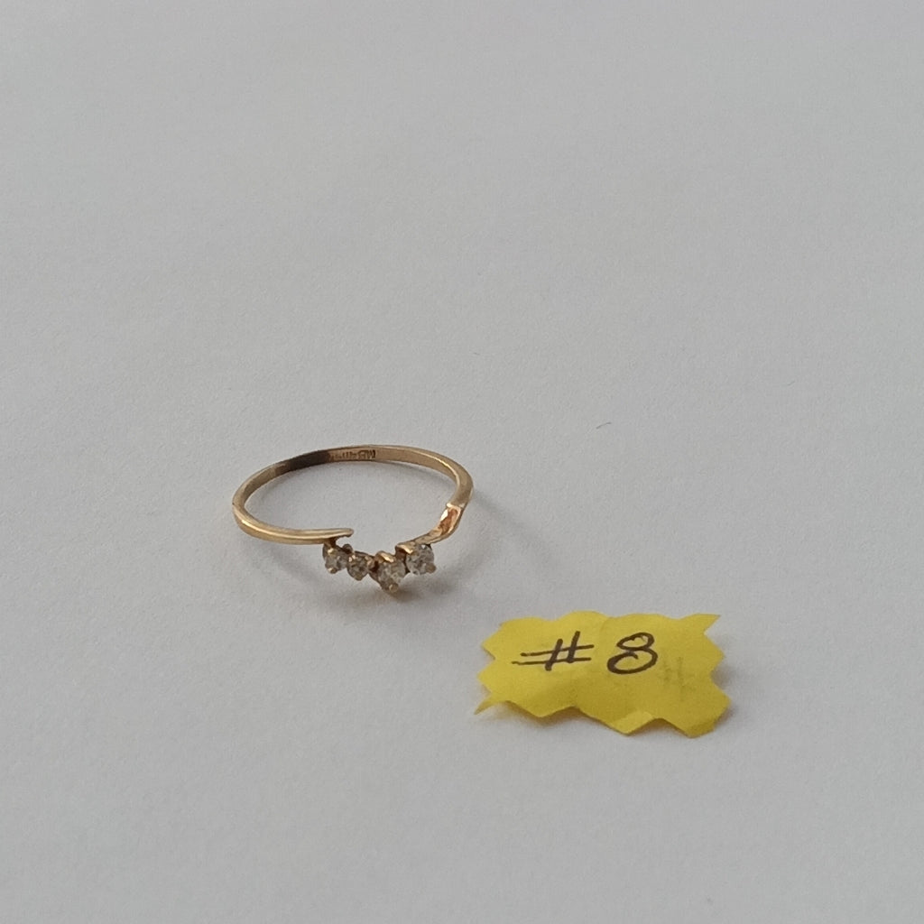ANILLO ORO 14 K 1.2 GRMS (SEMINUEVO)