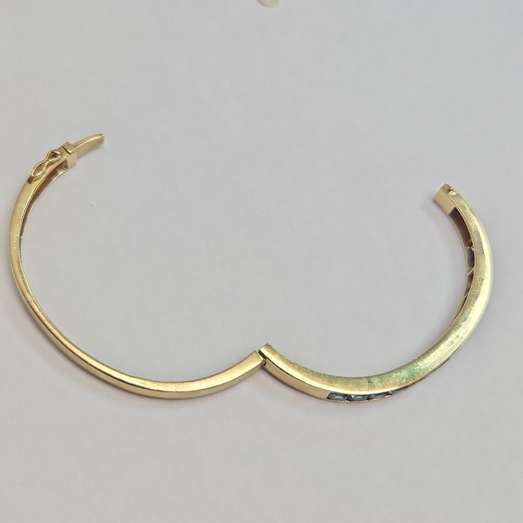PULSERA RIGIDA ORO 14 K 15.4 GRMS (SEMINUEVO)