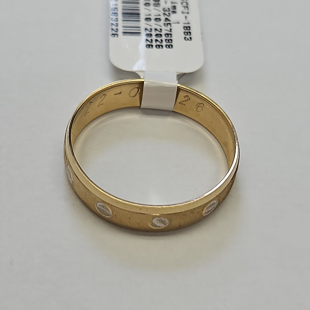 ARGOLLA ORO 10 K 2.7 GRMS (SEMINUEVO)