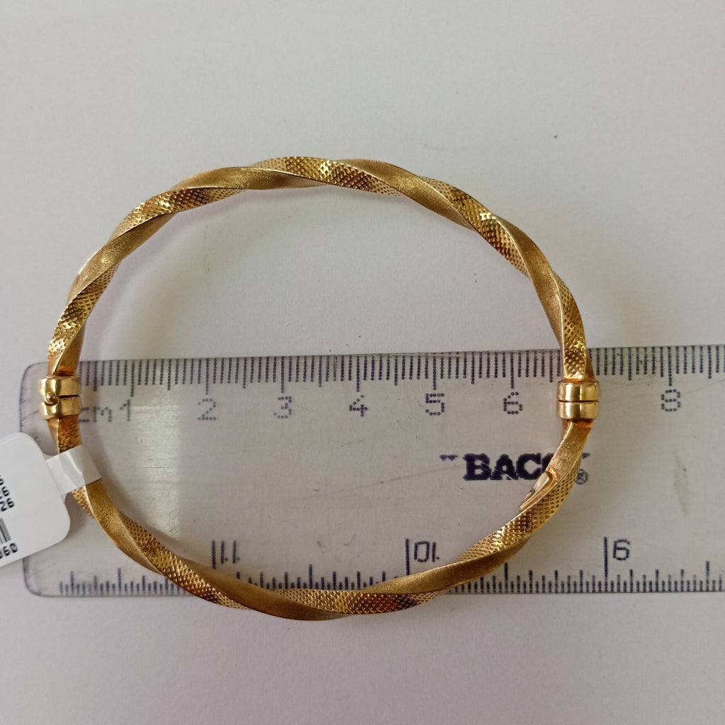 PULSERA RIGIDA ORO 14 K 6,20 GRMS (SEMINUEVO)