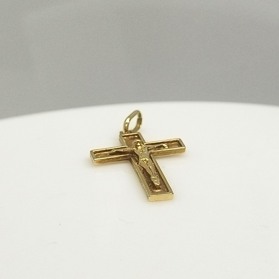 CRUCIFIJO ORO 14 K 1.7 GRMS (SEMINUEVO)