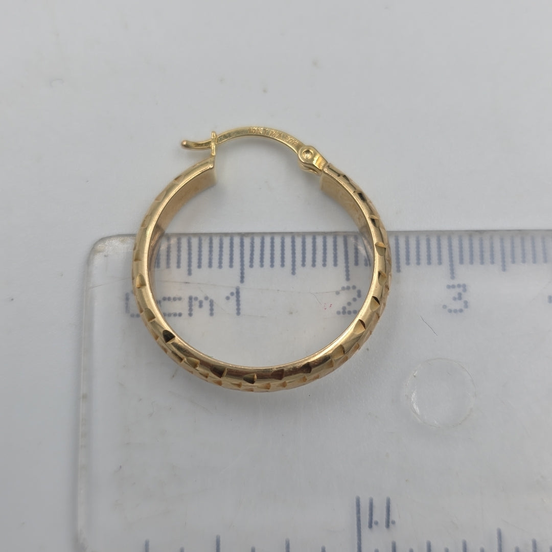 ARRACADAS PAR ORO 10 K 2.7 GRMS (SEMINUEVO)