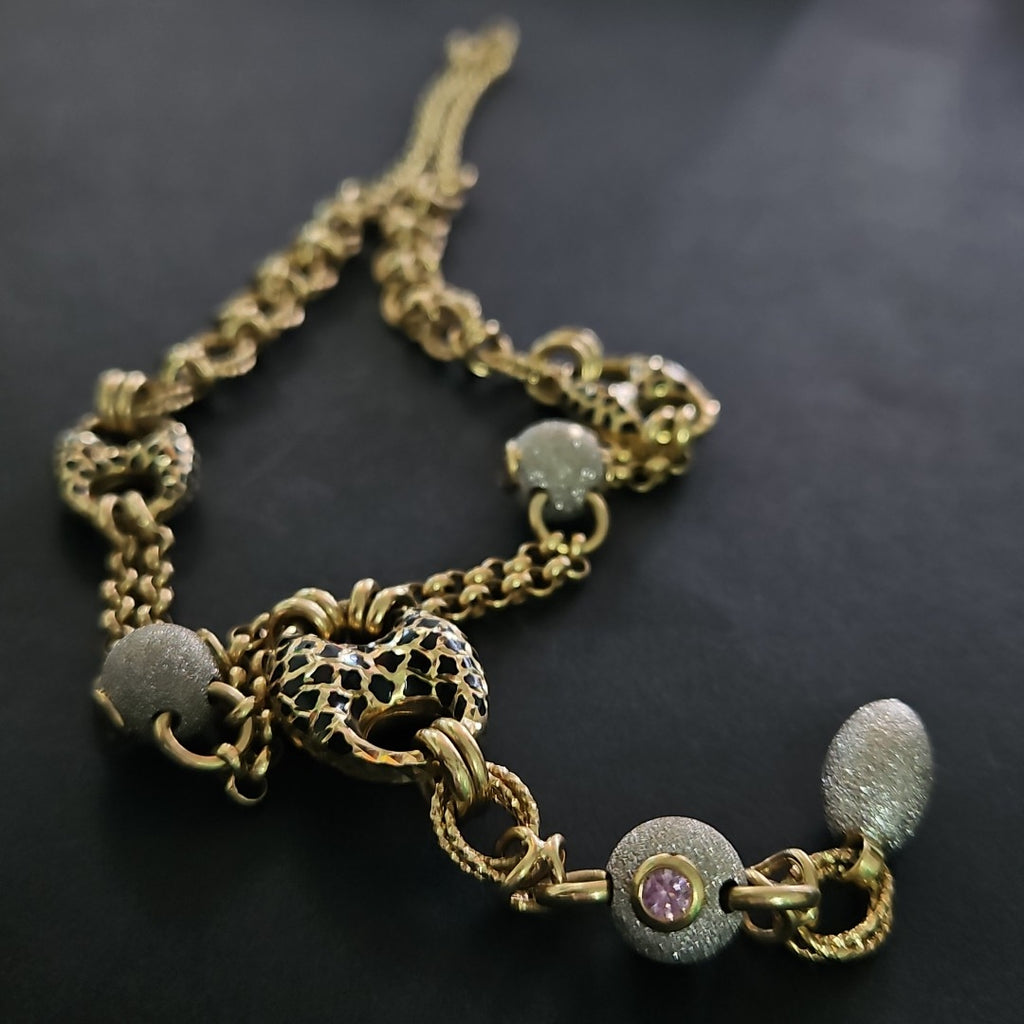 GARGANTILLA ORO, ORO COMBINADO 14 K 32.8 GRMS (SEMINUEVO)