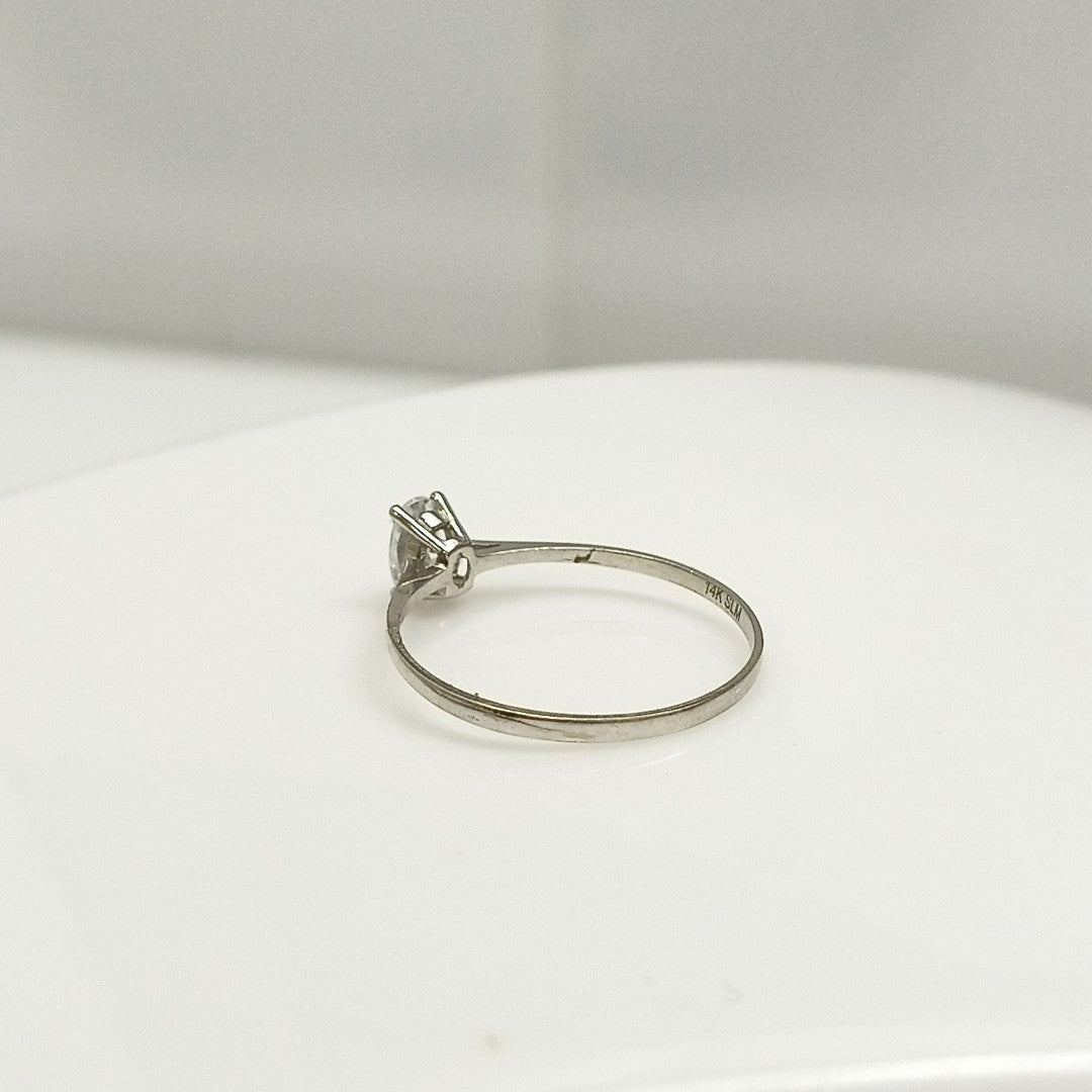 SOLITARIO ORO BLANCO 14 K 0,90 GRMS (SEMINUEVO)