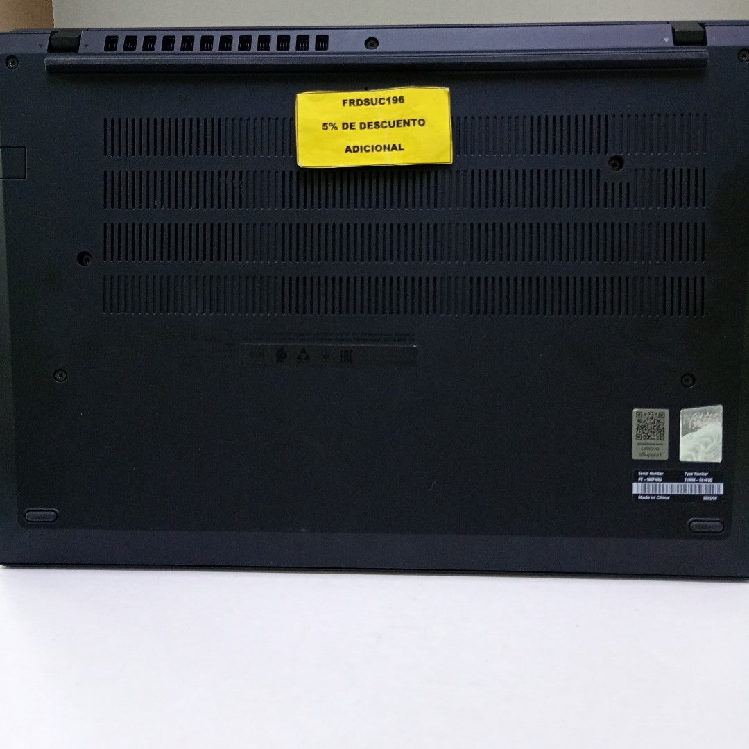 LAPTOP LENOVO THINKPAD T14 GEN 5 (2025) 512 GB SSD 16 GB RAM (SEMINUEVO)