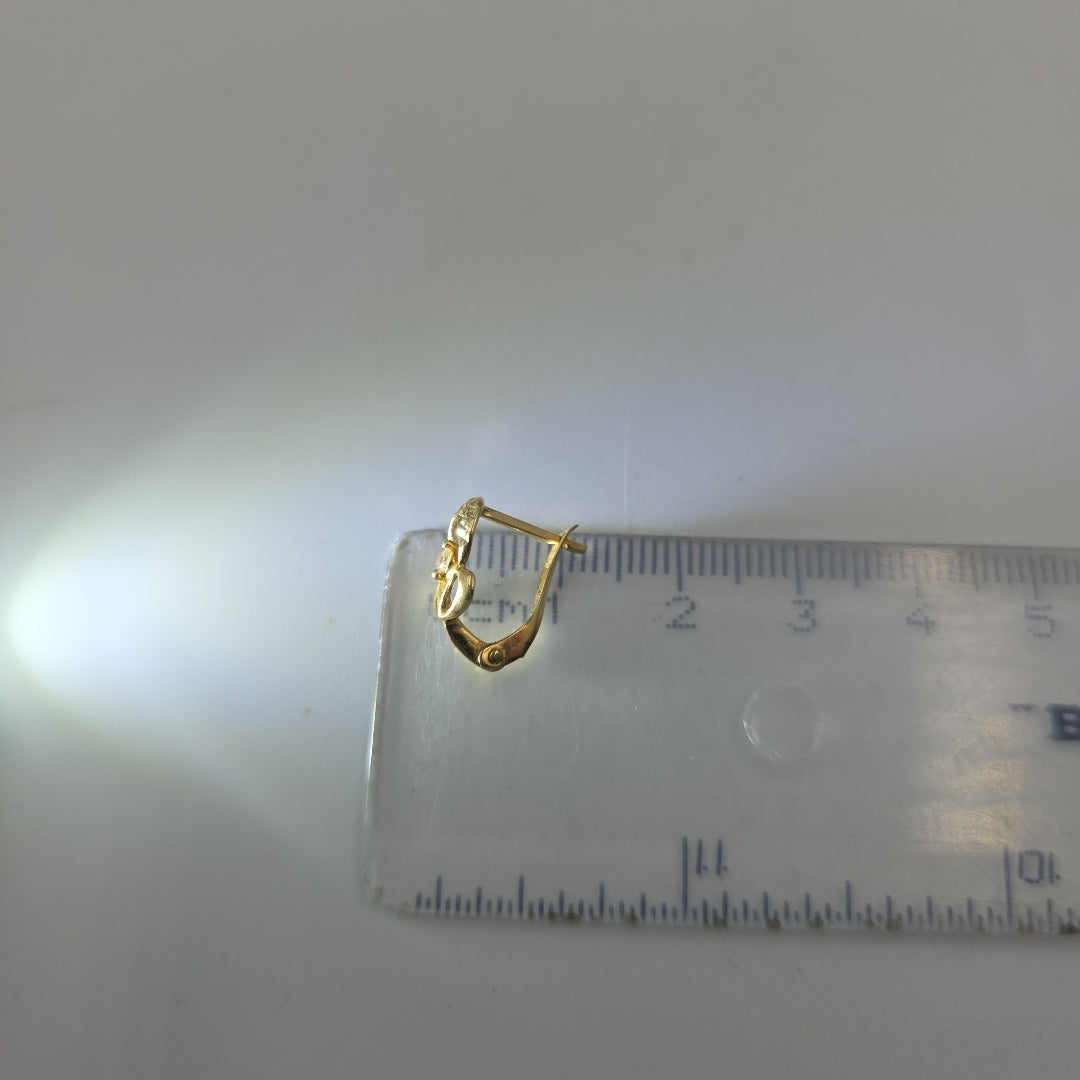 ARETES PAR ORO 10 K 1.2 GRMS (SEMINUEVO)