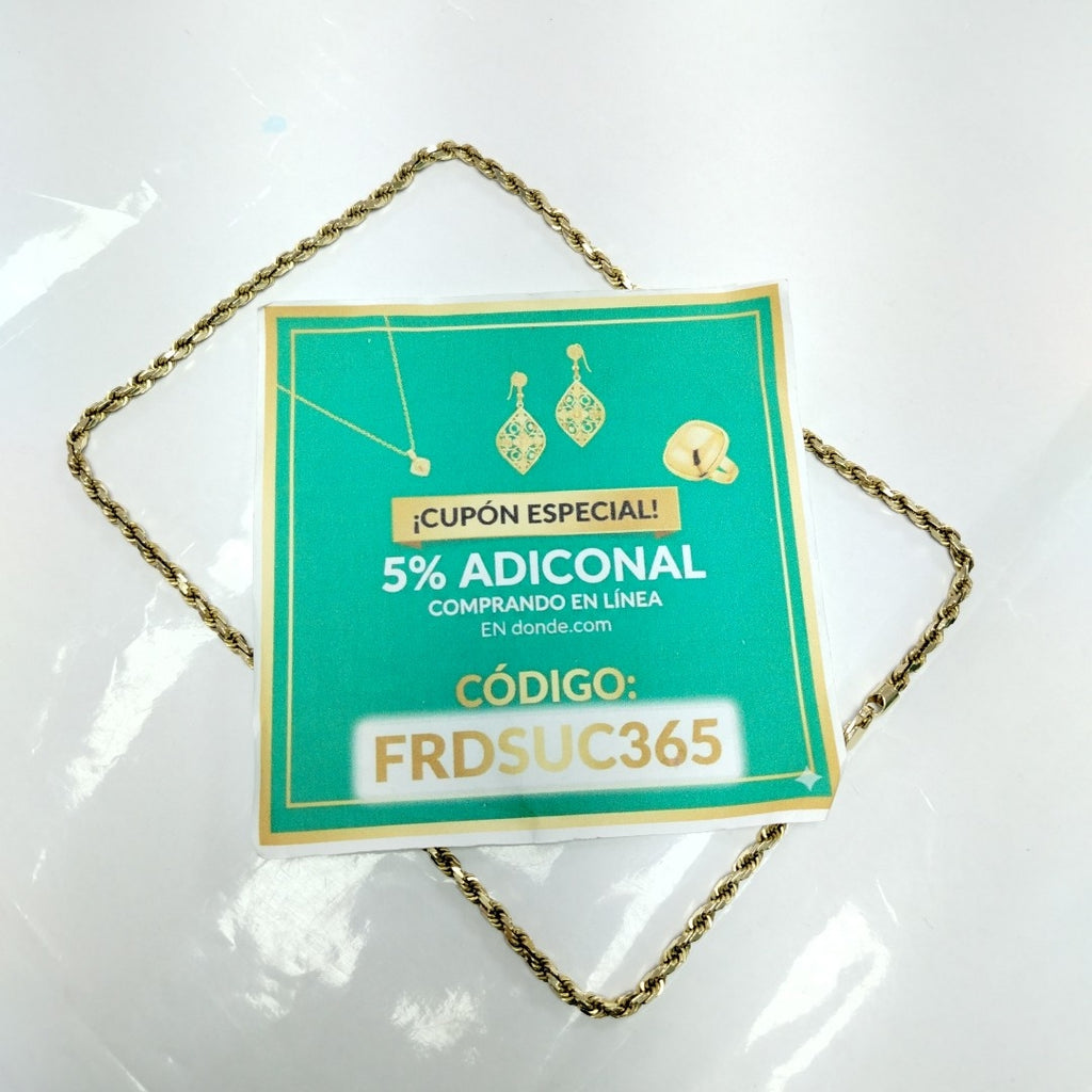CADENA ORO 14 K 46.9 GRMS (SEMINUEVO)