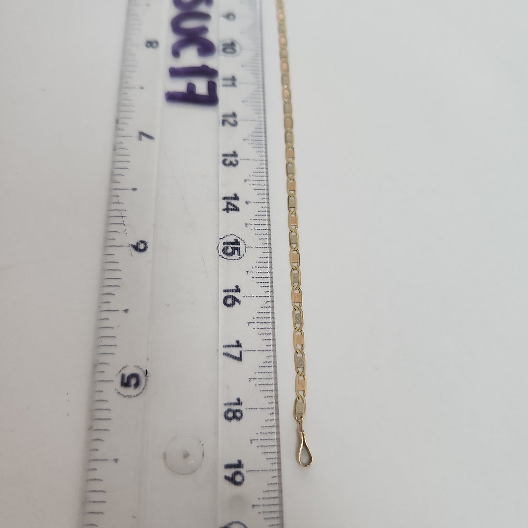 PULSERA ORO COMBINADO 14 K 1,20 GRMS (SEMINUEVO)