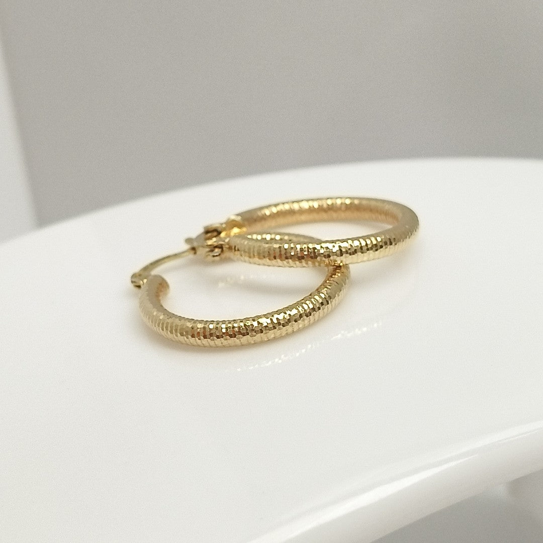 ARRACADAS PAR ORO 10 K 3.3 GRMS (SEMINUEVO)