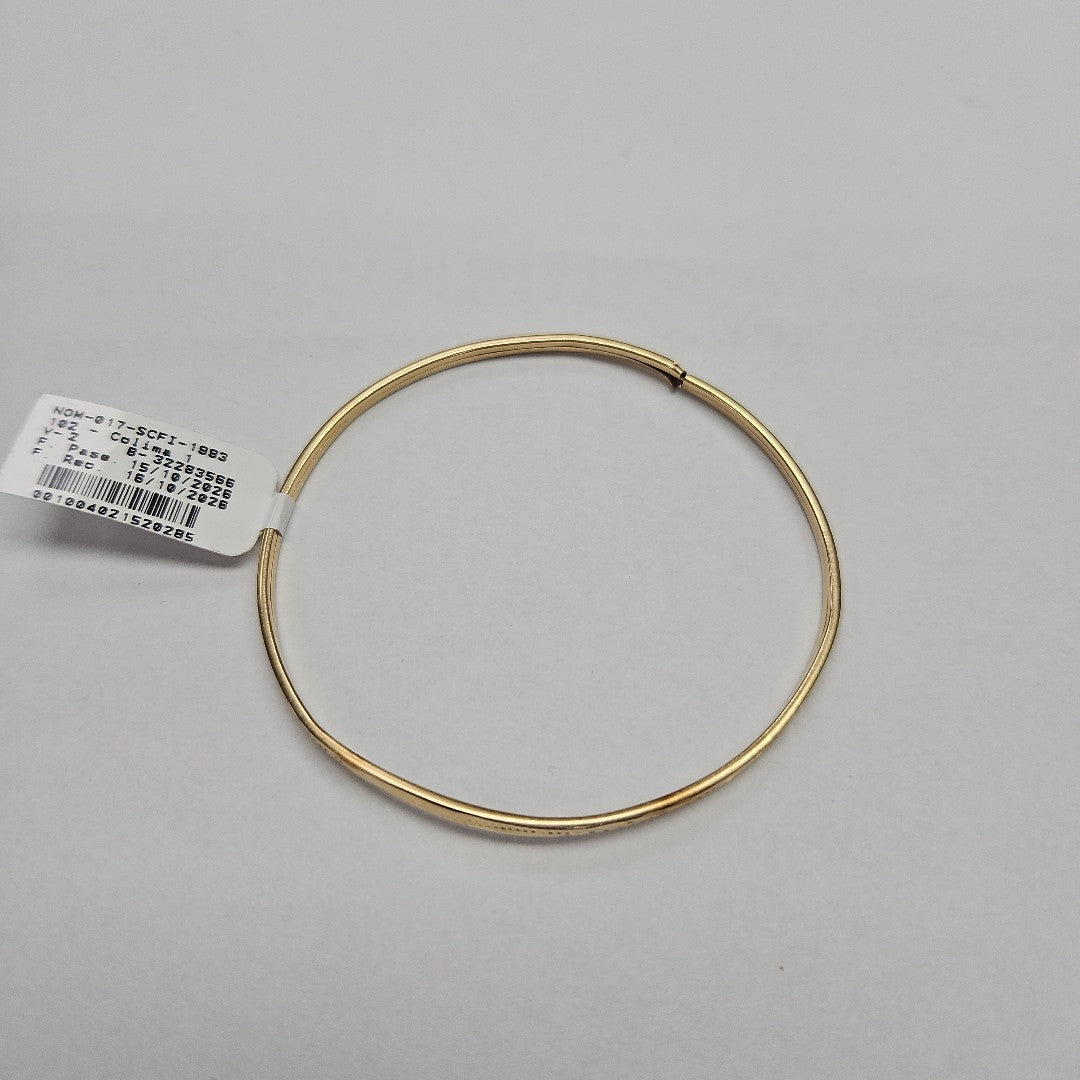 PULSERA RIGIDA ORO 14 K 3.6 GRMS (SEMINUEVO)