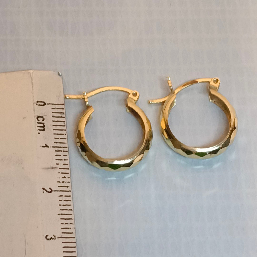 ARRACADAS PAR ORO 10 K 1,40 GRMS (SEMINUEVO)