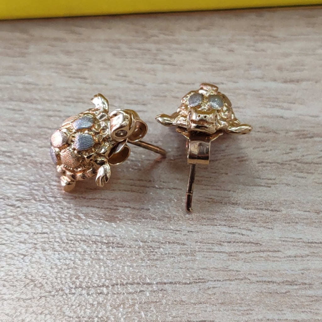 BROQUELES PAR ORO 14 K 3.1 GRMS (SEMINUEVO)