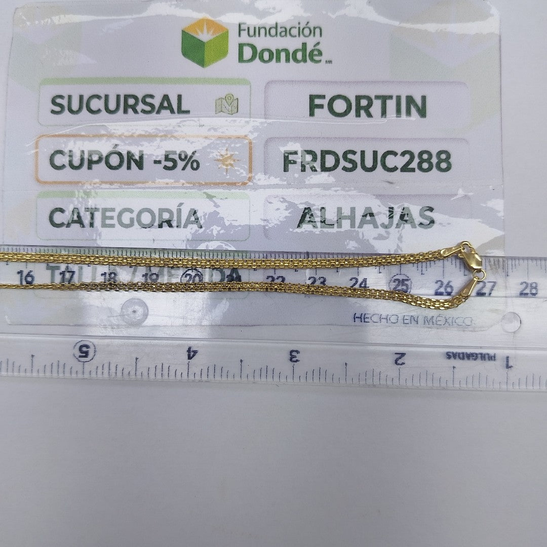 CADENA ORO 14 K 2.6 GRMS (SEMINUEVO)