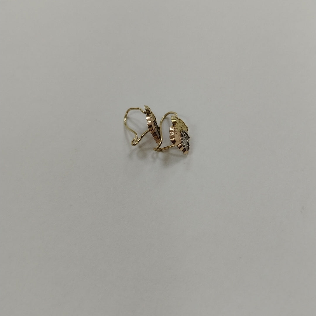 ARETES PAR ORO 10 K 0.7 GRMS (SEMINUEVO)