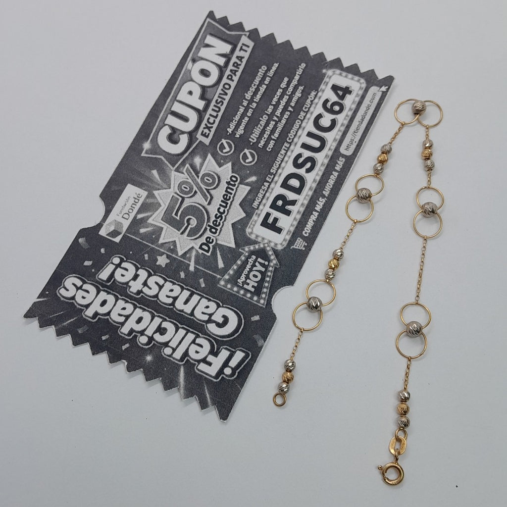 PULSERA ORO 14 K 2,50 GRMS (SEMINUEVO)
