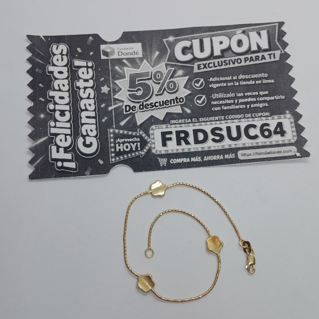 PULSERA ORO 14 K 1,70 GRMS (SEMINUEVO)