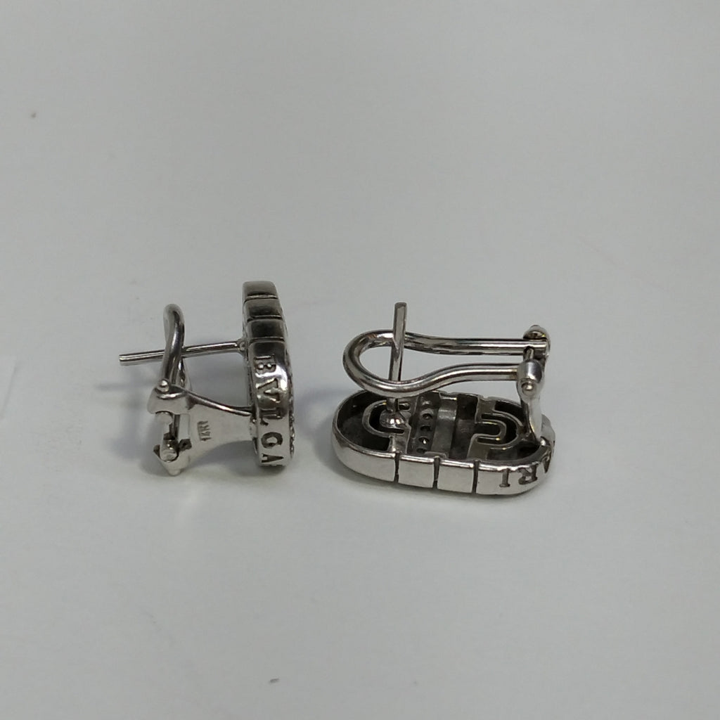 ARETES PAR ORO BLANCO 14 K 6,40 GRMS (SEMINUEVO)