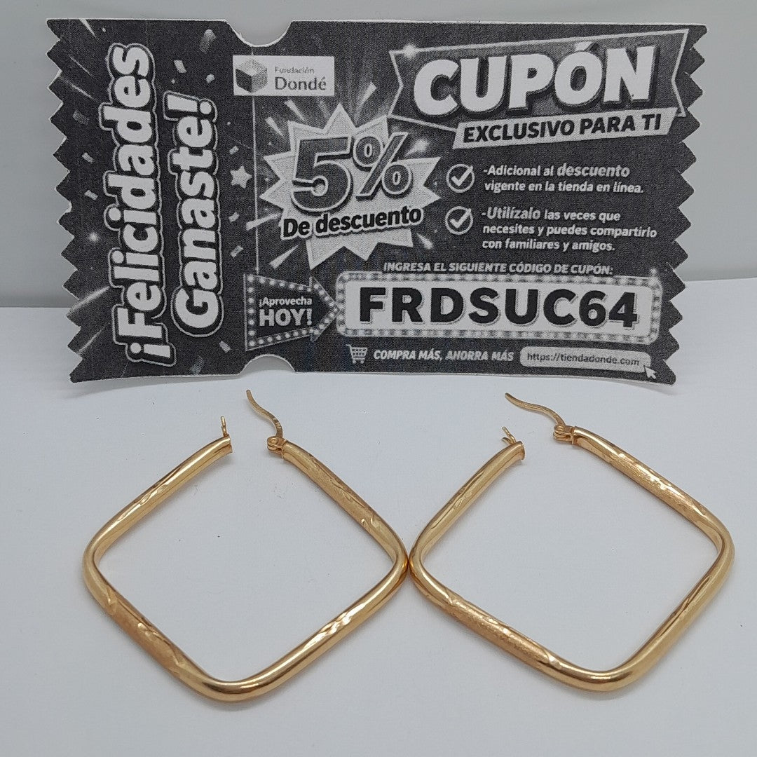 ARRACADAS PAR ORO 10 K 4,20 GRMS (SEMINUEVO)