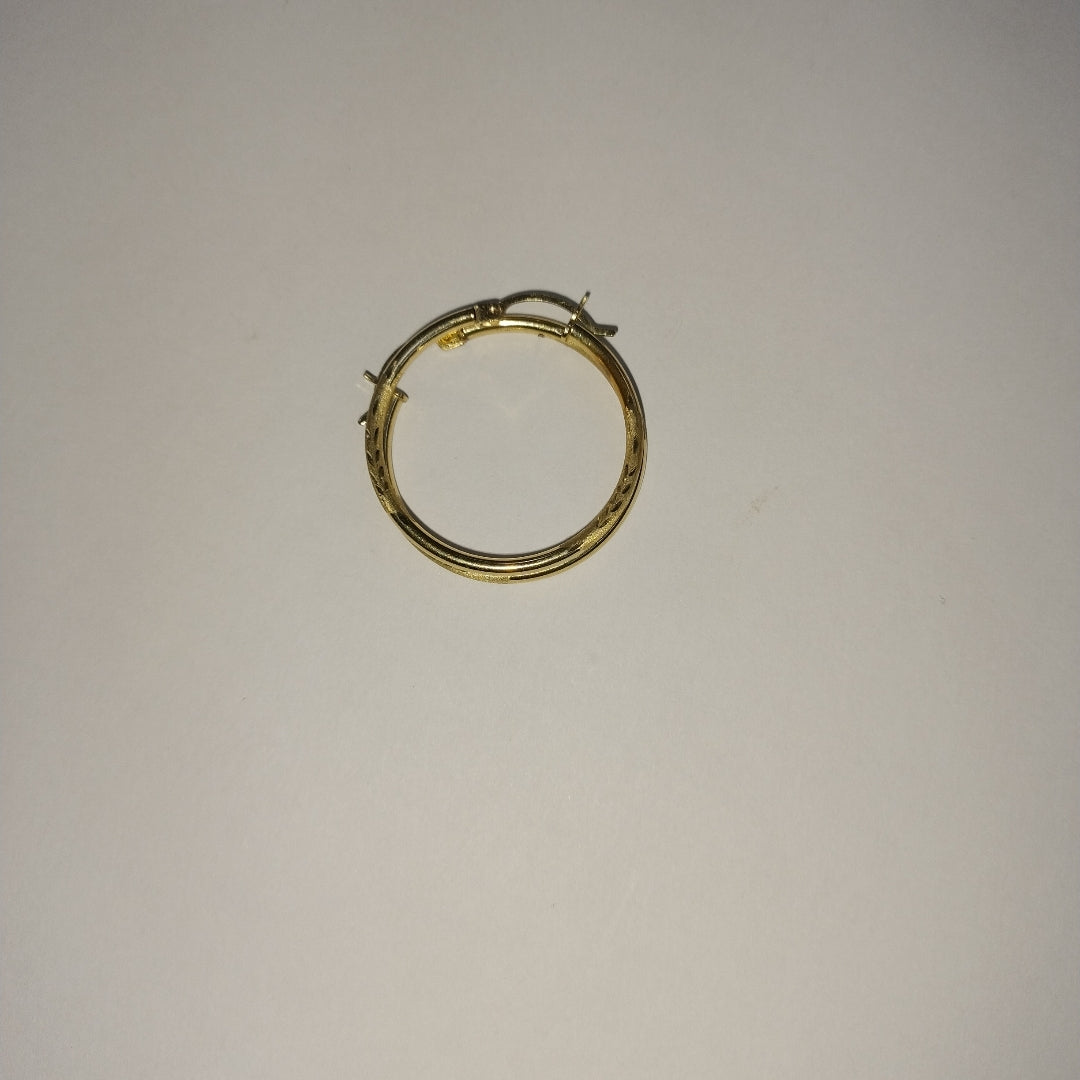 ARRACADAS PAR ORO 14 K 2.5 GRMS (SEMINUEVO)