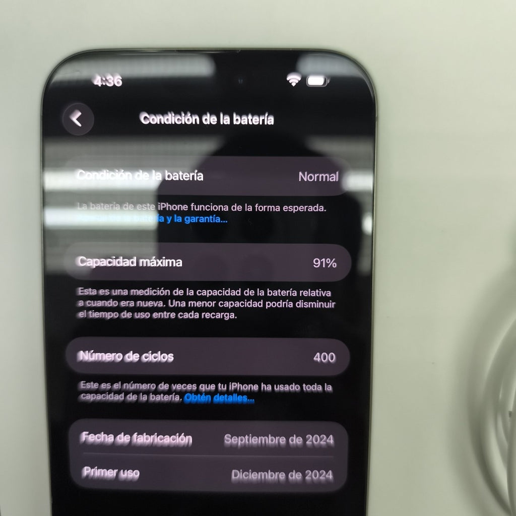 CELULAR APPLE IPHONE 16 PRO MAX A3084 (2024) 256 GB 8 GB RAM (SEMINUEVO)