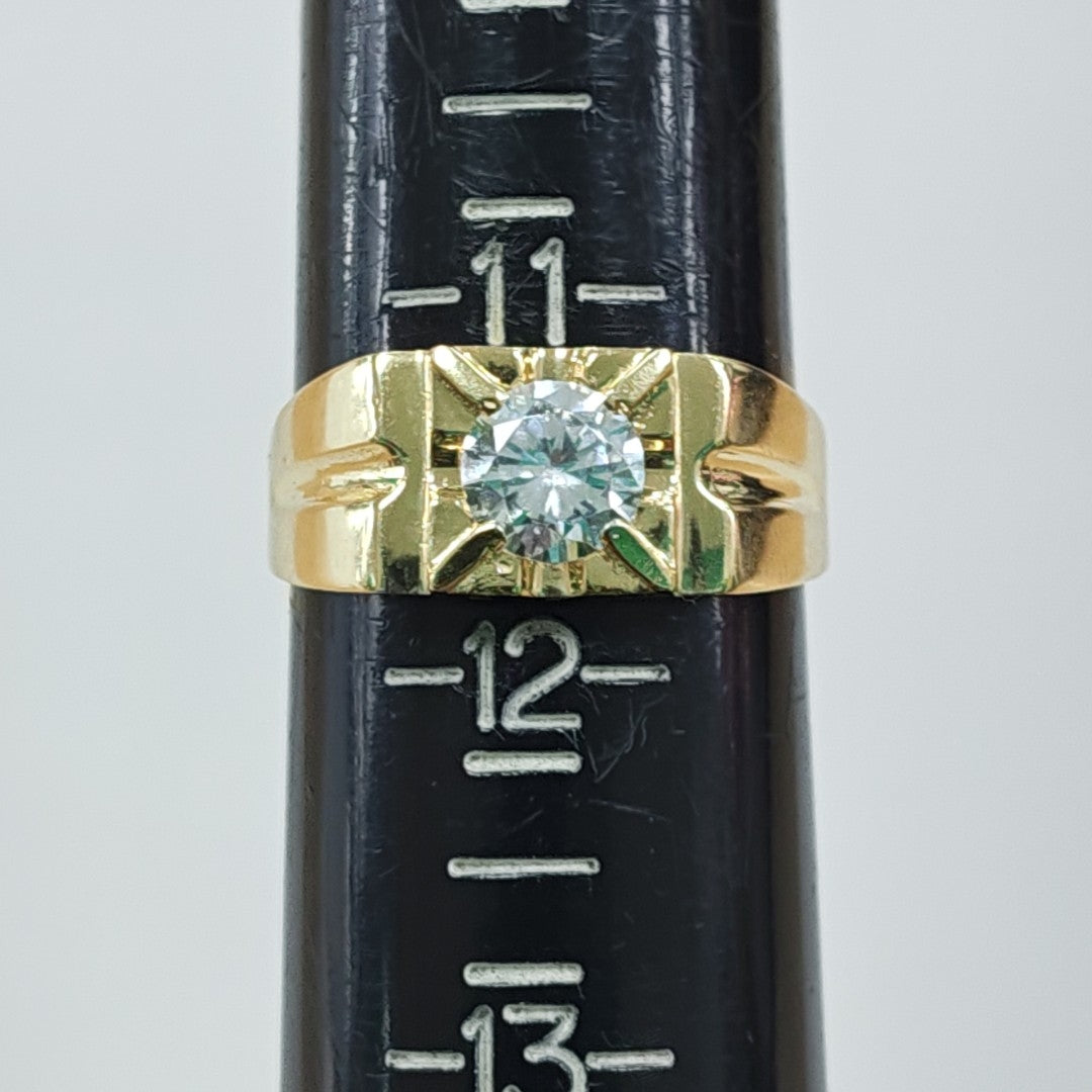 ANILLO CON CIRCONIA 14K 12 TALLA 4.4 GR ACB 32 (NUEVO)