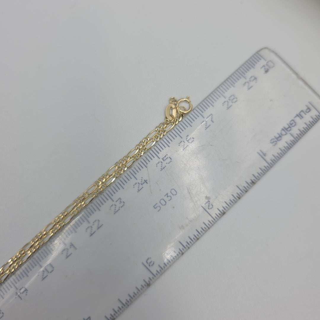 CADENA TEJIDO 3X1 10K 55CM 3GR FIGAROPLANA050 (NUEVO)