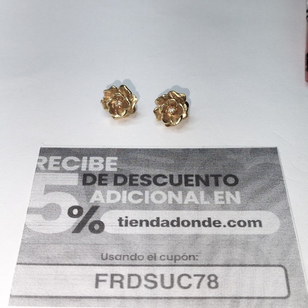 BROQUELES PAR ORO 14 K 4 GRMS (SEMINUEVO)